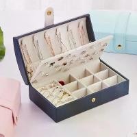 ราคา PU Earring Jewelry Box Earrings Necklace Ring Jewelry Storage Box Earring Jewelry Box Storage Gift Box Jewelry (1734020576883935086)