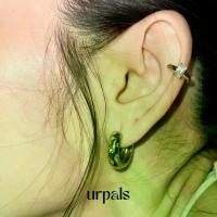 ราคา [COD] [tiktok]Urpals Stainless Steel Hoop Earrings, 18K Gold Plated, Embedded with Diamond Cz, Chic Design, Can Be Worn Every Day, Easy to Wear, Easy to Wear. (1735390424000989177)