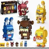 ราคา Five Nights Security Breach Building Block Toy, 5 Characters Action Figure, Horror Five Nights Game Toys Merch Building Set Toy for Adult, 988Pcs (1734816899414787279)