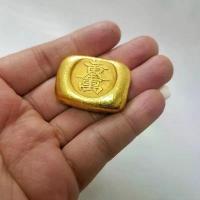 ราคา Collect handicrafts, gold-plated gold ingots, decorative gold bars, and gold pile gift collections (1734790042335479231)