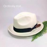 ราคา หมวกทริลบี้ ผ้าวูล 100% ทรงปีกสั้น (Trilby hat) (1735343057861838597)