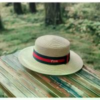 ราคา COD. Boater hat with name เครื่องประดับแฟชั่น (1733696429150471574)