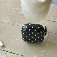 ราคา imd headphones black white polka dot phone case for Apple AirPods Pro 2nd generation headphones Apple Air (1735385734761973416)