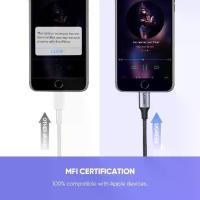 ราคา UGREEN Lightning to 3.5mm Jack AUX Cable MFI Headphones Audio Adapter รุ่น 30756 for iPhone (1735445625265030636)