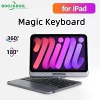 ราคา GOOJODOQ for iPad Case with Keyboard Bluetooth Mini 6 8.3 Air 6 4 5 Pro 11 12.9 13 Wireless Magnetic (1735202499212707135)