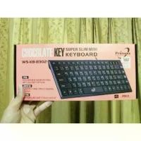 ราคา [COD] Primaxx KB-8302 Super Slim Mini Keyboard คีย์บอร์ดขนาดเล็ก USB (สีดำ) (1734872225663845955)