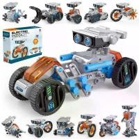 ราคา DIY STEM toy for kids, solar and electric robot kit, Space theme DIY, programming DIY robot (1735469674324460640)