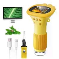 ราคา [COD] Microscope for Kids, 2" IPS Screen 1000X Handheld Digital Microscopes HD Pocket Portable Mini USB Microscope Camera, PC Compatible, Science Edu Fun Birthday Gifts Toys for Children Students (173