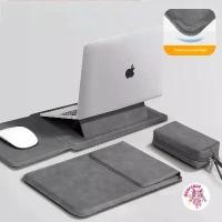 ราคา Laptop Sleeve Case 13 14 15 15.6 16Inch For Huawei HP DELL Bag For Macbook Air Pro 13 13.6 M4 Notebook Case with stand Men Women (1735350788140140143)