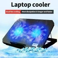 ราคา [เก็บเงินปลายทาง] Laptop cooling fan, laptop cooling fan, notebook cooling fan, notebook cooling pad, adjustable puter stand, notebook cooling fan (1735374297052185898)