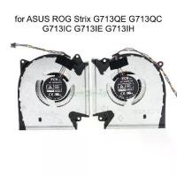 ราคา Laptop CPU Fan พัดลมระบายความร้อนสำหรับแล็ปท็อป 5V สำหรับ ASUS ROG Strix G713qe G713qc G713ic G713ie G713 พร้อมระบบระบายความร้อน CPU และ GPU รุ่น FPPA FPPB 13Nr0850p02011 13Nr0850p01011 (1734731172537