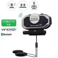 ราคา ♬บูลทูธติดหมวกกันน็อค Vimoto V8 Helmet Bluetooth Headset microphone Intercom♟ (1735414986801317724)
