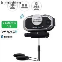 ราคา บูลทูธติดหมวกกันน็อค Vimoto V8 Helmet Bluetooth Headset microphone Intercom (1734832702740006112)