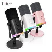 ราคา FIFINE AM8 USB/XLR DYNAMIC MICROPHONE (1734547057712203416)