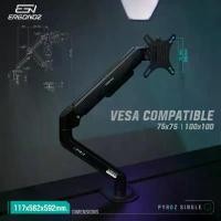 ราคา Ergonoz Ezzential Pyroz ขาจับจอ แขนจับจอ Single/Twin ขนาด 17"32" สูงสุด 9 กก. Monitor Arm 17inch - 32inch Quick Release (1734992135167968568)