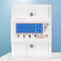 ราคา Din Rail 3 Phase 4 Wire Energy Meter Watt Kwh Frequency Power Meter Monitor (1735103262902290415)