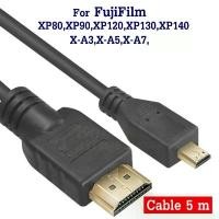 ราคา สาย HDMI ยาว 5m ต่อกล้องฟูจิ X-A3,X-A5,X-A7, FinePix XP80,XP90,XP120,XP130,XP140 เข้ากับ HD TV,Monitor FujiFilm cable สินค้าแนะนำ (1733498406532908672)