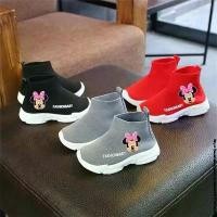 ราคา เด็กเป็ดรองเท้า Mickey Mouse ชายหญิงรองเท้าผ้าใบฤดูใบไม้ผลิการ์ตูน Minnie ยี่ห้อเด็กกีฬารองเท้าแฟชั่นรองเท้าผ้าใบ (1734368814123025449)