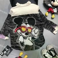 ราคา YBDW แบรนด์เด็กเสื้อผ้า Mickey Mouse ลายทหาร ดีไซน์แว่นตาสีสันสดใส สำหรับเด็กชายและหญิง (1734356187328316577)