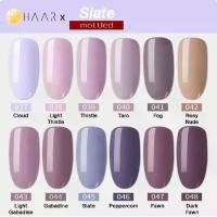 ราคา เซ็ต ยาทาเล็บ เจล 12 ขวด Gel Nail Polish Set HAAR x Mottled Slate Tone โทน สเลท สี ฟ้า ม่วง เทา จัดจำหน่ายโดย HAAR Distributed by HAAR - Mottled 037-048 (1731278233902876019)