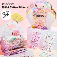 ราคา (ของแท้) พร้อมส่ง ✅ Mideer Nail & Tattoo Sticker Set มิเดียร์ชุดสติ๊กเกอร์ติดเล็บเด็ก แทททู (1735277401198003873)