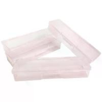ราคา Plastic Storage Personal Box for Nail, 4PCS Nail Implement Manicure Tool Organizer Case Box for Nail Art Pedicure Supply (Pink) (1734799511588013180)