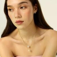 ราคา Bemet heart pave necklace 925 sterling silver คลังสินค้า (1733660855074129096)