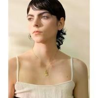 ราคา {Hot} Yhpup Statement Body Square Pendant Stainless Steel Statement Necklace Gold Color Texture Metal Personalized Jewelry (1735271552162497685)