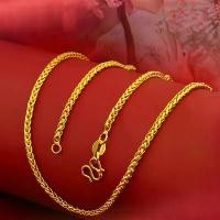 ราคา [COD] [Tiktok]Ready Stock!!สร้อยคอแฟชั่น สร้อยคอคู่ ทองแท้ สร้อยคอทอง 18 kแท้ สร้อยคอห้อยพระ สแตนเลส สร้องคอห้อยพระ สร้อยคอทองแท้1บ necklace men คอทองแท้06 สร้อยอิตาลีแท้ ห้างทอง (1734463029108573536)