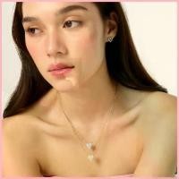 ราคา Bemet heart pave necklace 925 sterling silver (1735200788325500754)