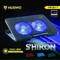 ราคา พัดลมระบายความร้อนคอมพิวเตอร์NUBWO พัดลมระบายความร้อนโน๊ตบุ๊ค14 -15 notebook cooler รุ่น NF211 (1734993557050852962)