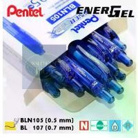 ราคา ปากกาเจล(12 Sticks) Pentel Energel X Gel Pen 0.5 mm Bln105, 0.7 mm BL107, Press-Type Handle, Replaceable Refill, Imported from Japan (1 Doz) Pentel Energel X Gel Pen (1735250649555436624)