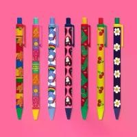 ราคา จัดส่งทันที. ส่งจากไทย ปากกา ปากกาลูกลื่น หัว 0.38 mm Wiggle Wiggle 100% Pattern Ball Pen ลายเยอะ สวย น่ารัก (1734715264194610533)