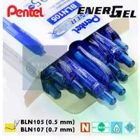 ราคา [พร้อมส่ง] (12 แท่ง) Pentel ENERGEL X ปากกาเจล 0.5 mm BLN105, 0.7 mm BLN107 ด้ามกด เปลี่ยนไส้ได้ นำเข้าจากญี่ปุ่น (1 Doz) Pentel ENERGEL X Gel Pen (1731900751627781706)