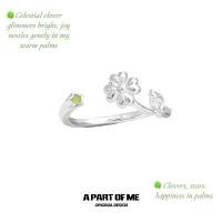 ราคา A PART OF ME Lucky Star Clover Ring แหวนโคลเวอร์สี่แฉกและดาว | เงินแท้ 92.5% ซีโอดี (1735278156424578082)