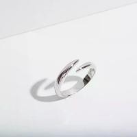ราคา [ส่งด่วนฟรี]SWAN - Claw Ring แหวนเงินแท้ แหวนเงินเกลี้ยง แหวนฟรีไซส์ (1735484435291145712)