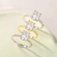 ราคา แอปเปิ้ล มิ้ม แหวนคู่ Arvaleff S925 Silver Ring 3 Carat Oval CZ 8*10mm แหวนหมั้นสุดหรู อินเทรนด์ Hot 2026 แหวนคาร์เทียร์ พลอยเฌอมานให้โต้ แหวน พิรอด (1734892744697022445)