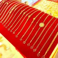 ราคา FLASH SALE ข้อมือทอง ทองคำแท้ 96.5% น้ำหนัก 1 สลึง เลือกลาย เลือกไซส์/ขนาด แจ้งแชทได้เลยจ้า (1734777019055376351)
