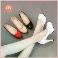 ราคา Defect Sale!! ️ มีตำหนิ 0373/2615 รองเท้าส้นสูง เสริมหน้า หัวมน รองเท้าคัชชูส้นเข็ม ส้นสูง 4 นิ้ว ยึดรูปแบบเดียวกัน (1735432297843689108)