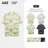ราคา ✥AIIZ เสื้อเชิ้ตฮาวายผู้ชายแขนสั้นพิมพ์ลาย AIIZ Men's Printed Resort Short Sleeve Shirt◎ (1735403930611189749)