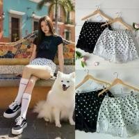 ราคา Polka dot satin Shorts กางเกงขาสั้นชายลูกไม้ซาตินลายจุด (1735310183428294153)
