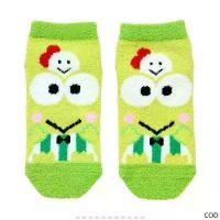 ราคา ♔socks kr KeroKero sanrio ถุงเท้านุ่มฟู ขนาด 23-25ซม. วัสดุ โพลีเอสเตอร์ 99%, โพลียูรีเทน 1% นำเข้าจากญี่ปุ่น✴TH COD (1735488334830929668)