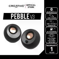 ราคา CREATIVE SPEAKER Pebble V3 (Black-สีดำ) ลำโพงสไตล์มินิมอล รองรับ USB-C / บูลทูธ (1735396687869478339)