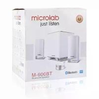 ราคา Microlab M600BT Bluetooth Speakerโฉมใหม่ สีขาว/สีดำ ลำโพง (2.1CH) (1734847873335067904)