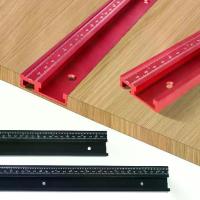 ราคา Suitable for 1Pc T-Track 45 Chute with mm/inch Scale Alloy Red T-tracks Slot Miter Track 40cm 60cm Woodworking Saw Table Workbench DIY Tools (1735442131437651588)