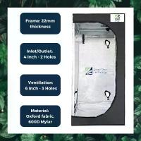 ราคา Grow Tent เต็นท์ปลูกต้นไม้ โรงเรือน เต็นท์ปลูกต้นไม้ในร่ม ขนาด 60x60x140 cm (1735293658247955513)