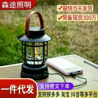 ราคา 2026 Camping Lamp Outdoor Lighting Ultra-Long Battery Life Atmosphere Lamp Camping Lantern Solar Rechargeable Tent Light Emergency Light (1735056989642589842)