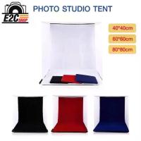 ราคา [เก็บเงินปลายทาง] Photographic Equipment and Studio Lighting Studio Tent 60X60 Cm, Rectangular Product Photography Tent with 4 Colored Fabric Backdrops, Easy to Use, Produces Professional Images. (173
