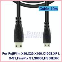 ราคา สาย HDMI 10m ต่อฟูจิ X10,X20,X100,X100S,XF1,X-S1,FinePix S1,S8600,HS50EXR เข้ากับ HD TV,Projector cable for FujiFilm COD (1735355649693025971)