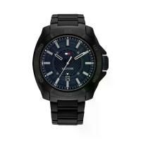 ราคา Tommy Hilfiger TH1792139 Men's Ionic Black Plated Steel Watch 46 mm. (1731000587393141523)